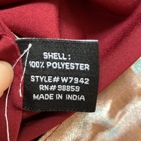 W118 Walter Baker Multicolor Abstract Print Shirt Dress S longsleeve tie dye - Picture 11 of 11